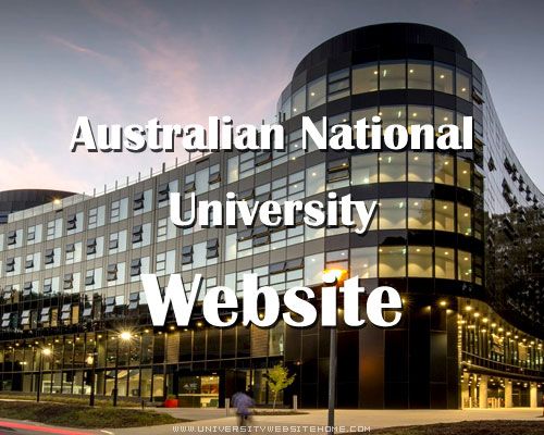 Australian National University Website