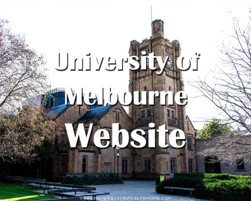  University of Melbourne Website