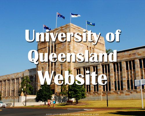 University of Queensland Website
