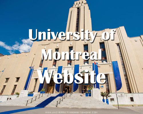 University of Montreal Website
