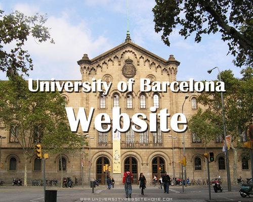 University of Barcelona Website
