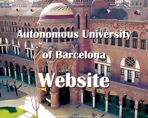 Autonomous University of Barcelona Website