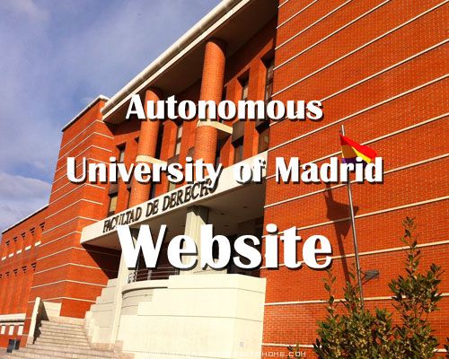 Autonomous University of Madrid Website