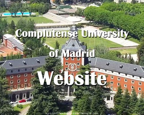 Complutense University of Madrid Website