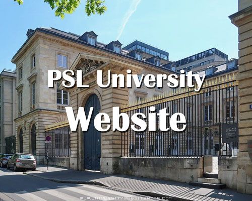 PSL University Website