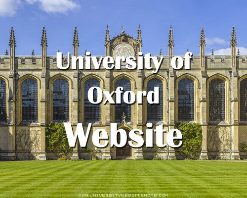University of Oxford Website