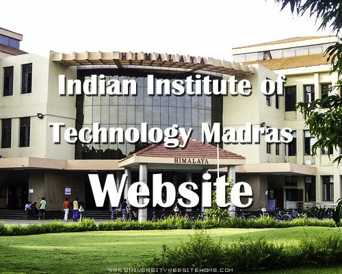 Indian Institute of Technology Madras Website