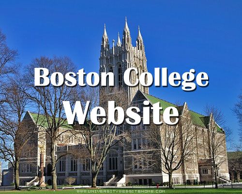 Boston College Website
