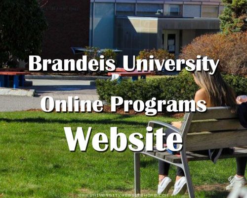 Brandeis University Online Programs Website