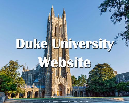 Duke University Website