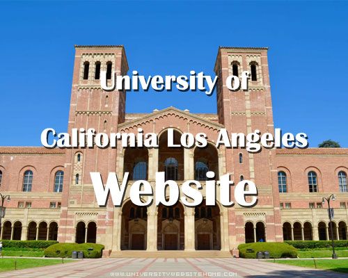 University of California Los Angeles Website