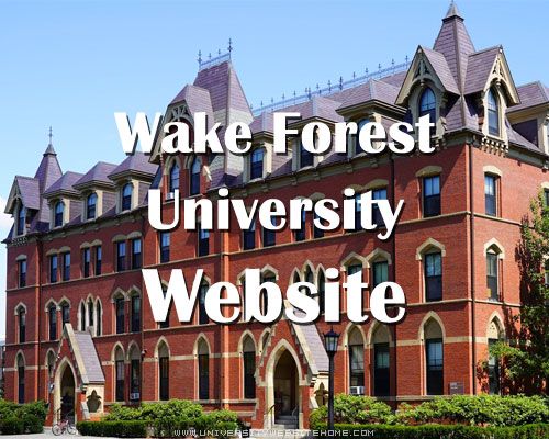 Wake Forest University Website