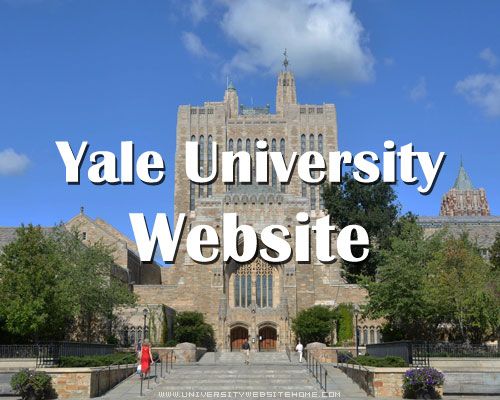 Yale University Website Homepage
